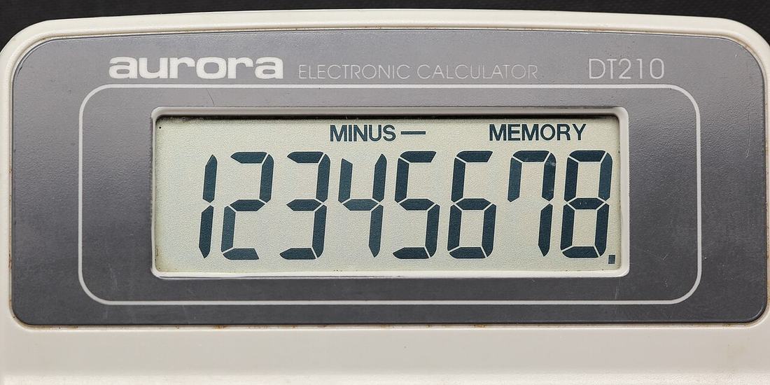 A desk calculator