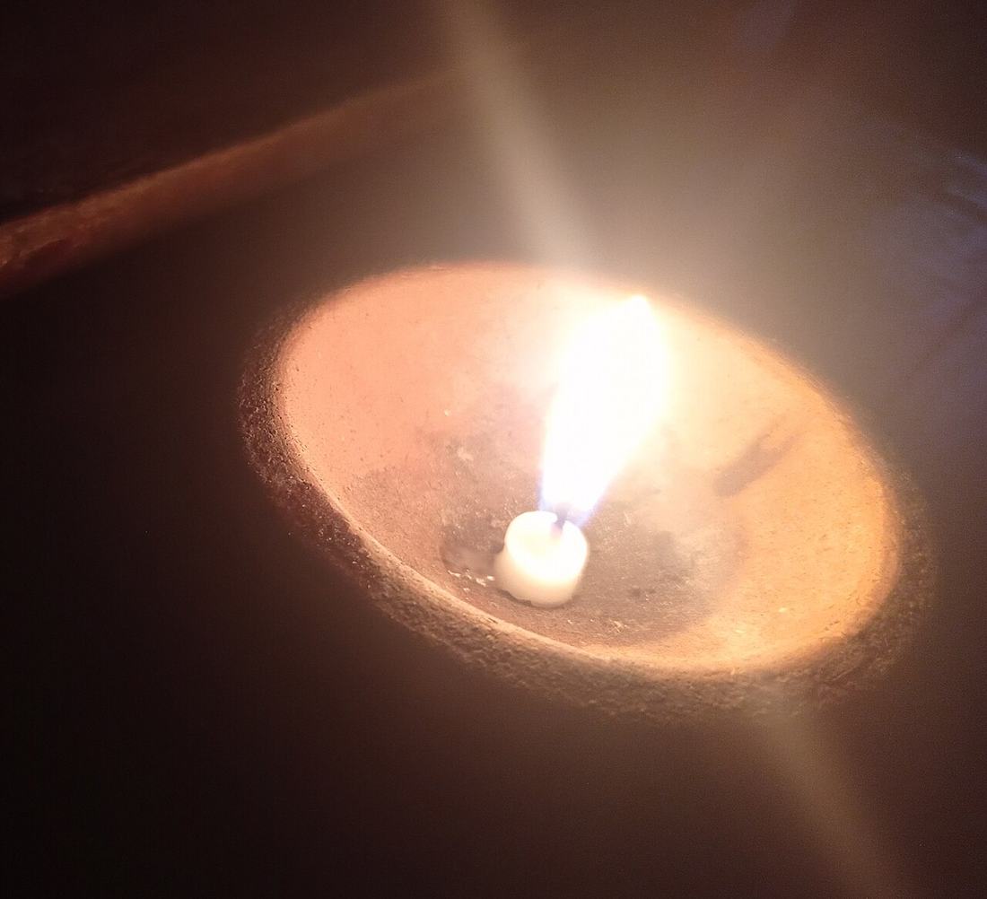 A candle flame
