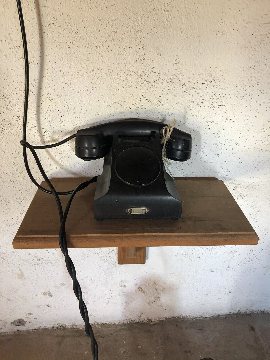 A vintage telephone